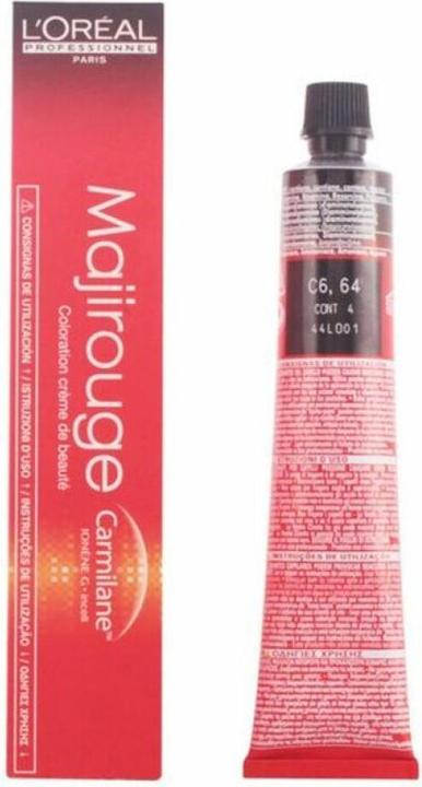 Produktbild L'Oréal Professionnel Majirouge (C6,64 Dunkelblond Rot Kupfer CARMILANE,6,64 Dunkelblond Rot Kupfer CARMILANE RUBILANE)