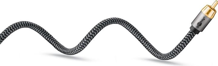 Produktbild Goobay Mono-Cinchkabel, 5 m, Sharkskin Grey (5 m, Cinch)
