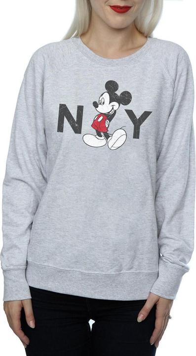Actual product image Disney Womens/Ladies Mickey Mouse NY Sweatshirt (M)
