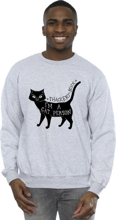 Actual product image Disney Mens Hocus Pocus A Cat Person Sweatshirt (XL)