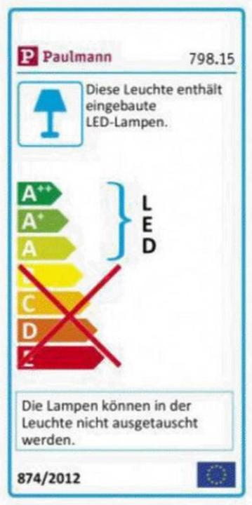 Energie-Label Paulmann Aptare Zibee (2050 lm)