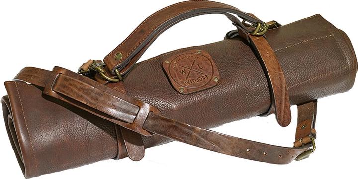 Actual product image Witloft Leather knife roll 5-pocket dbr