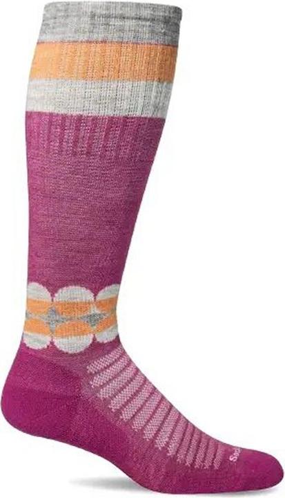 Actual product image Sockwell Spin Knee High compression socks ladies Raspberry S/M 35-38 (S, 35 - 38)
