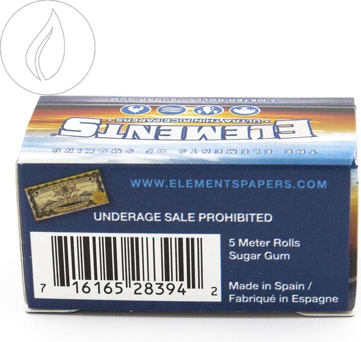 Produktbild Elements Blue Rolls King Size Slim 5m