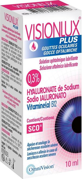 Produktbild OmniVision Augentropfen Visionlux Plus (10 ml, 10 ml Augentropfen)