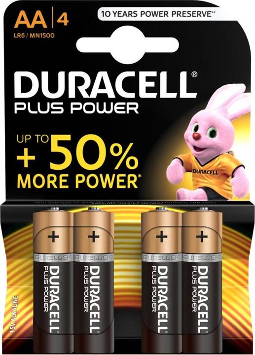 Productafbeelding Duracell Plus (4 Pcs., AA, 2600 mAh)