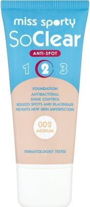 Energy Label Miss Sporty Miss Sports - So Clear Anti-Spot 2 Imperfection Masking Primer 002 Medium 30Ml