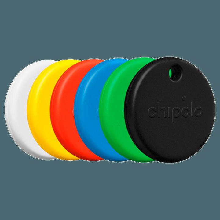 Image du produit Chipolo POP Schwarz/Weiss/Rot/Blau/Gelb/Grün - 6-Pack (iOS, Android)