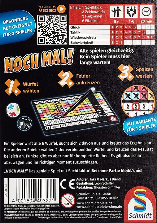 Image du produit Schmidt Spiele Une fois de plus (Allemand)