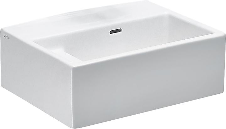 Laufen College Waschbecken, Klassenzimmerbecken, 1 Hahnloch mittig von Innenbecken, ohne Überlauf (600 mm, 455 mm)