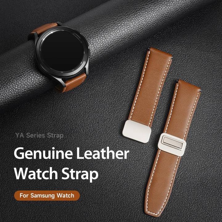 Actual product image Dux Ducis YA Series genuine leather strap (22 mm, Genuine leather)