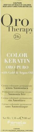 Image du produit Fanola Color Keratin Oro Puro 10/0 Rubio Platino Natural 100ml (10/0)