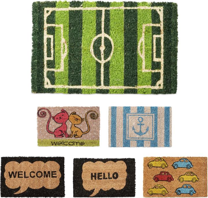 Produktbild Relaxdays Fussmatte (40 x 25 x 1.5 cm)