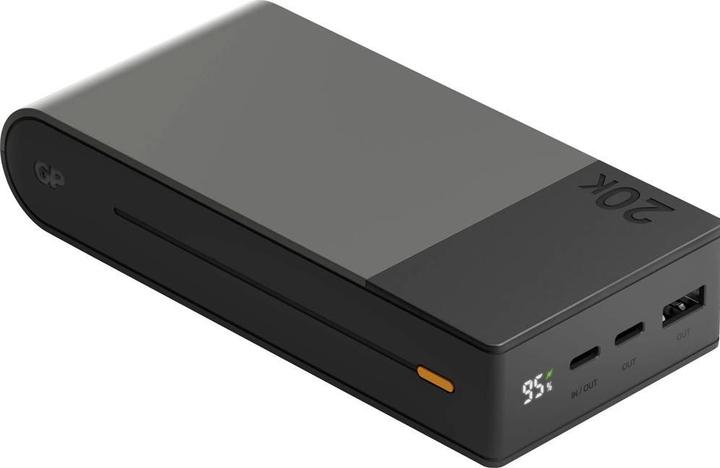 Actual product image GP Batteries GP PowerBank M2+ 20C 20000mAh 2xUSB-C/1xUSB-A black LED indicator (20000 mAh, 22.50 W, 74 Wh)