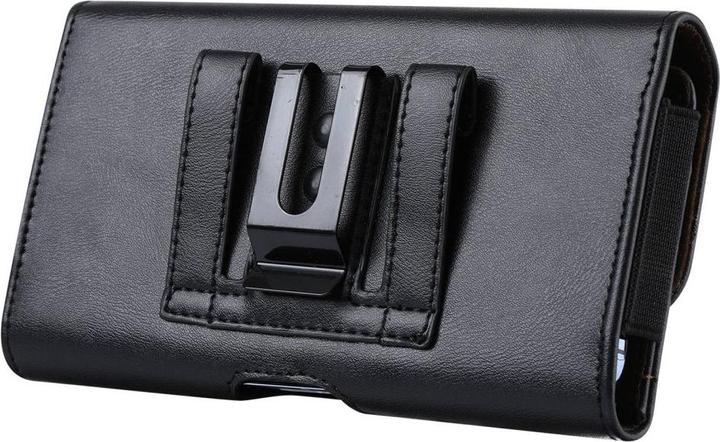 Actual product image Werkstein Universal XXXL Leder Tasche mit Gürtelclip - Schwarz