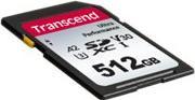 Image du produit Transcend Carte SD SDXC SDC340S 160/90 Mo/s (512 Go, SDXC, U3, UHS-I)