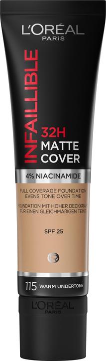 L'Oréal Paris Infaillible Matte Cover (115 Beige Dore/Golden Beige)