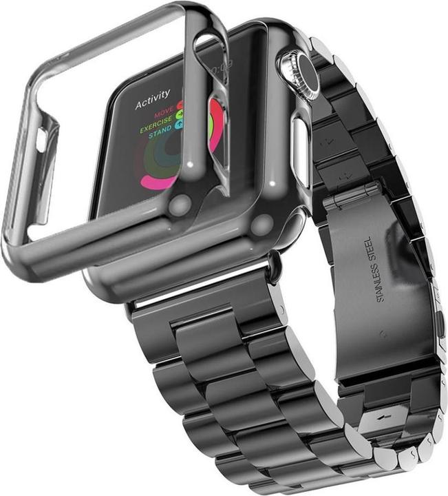 Screenguard Apple Watch 44 mm Custodia rigida Frame Protector Cover Protettiva