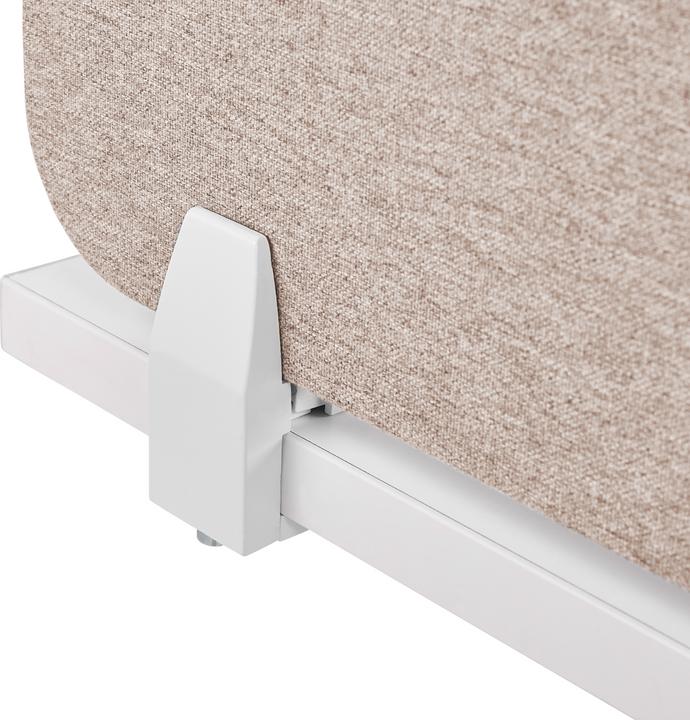 Actual product image Beliani Desk divider beige 80 x 40 cm WALLY