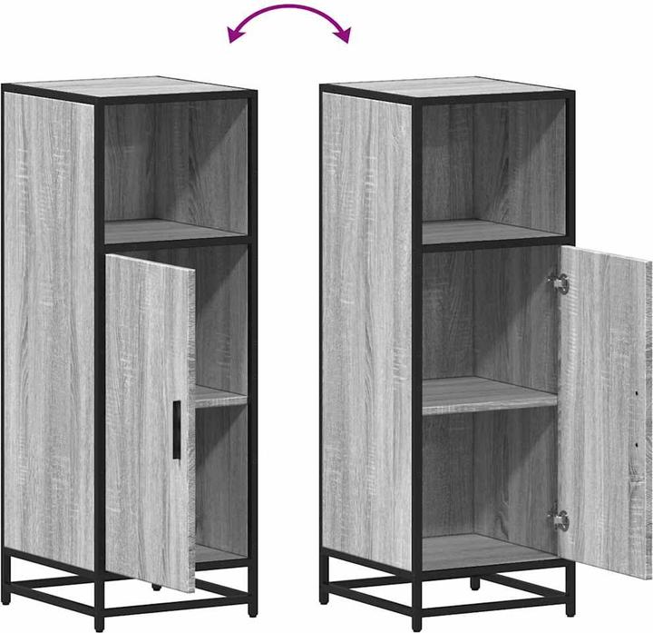 Image du produit VidaXL Armoire de salle de bains Gris Sonoma 35x37,5x100 cm Bois composite