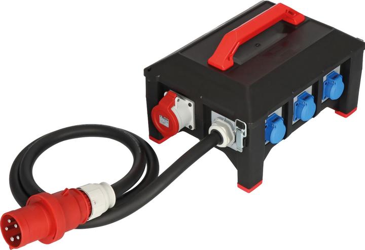 Productafbeelding Brennenstuhl Professionele stroomvoorziening op locatie BS V 5-63A FI type B (9 x, CEE, CEE 7/3)
