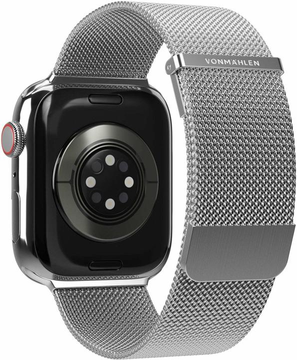 Actual product image Vonmählen Milanese wristband 2 for Apple Watch 38 40 41 mm silver (Stainless steel)