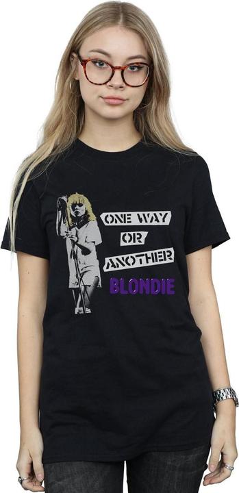 Actual product image Blondie Womens/Ladies One Way Or Another Cotton Boyfriend T-Shirt (M)