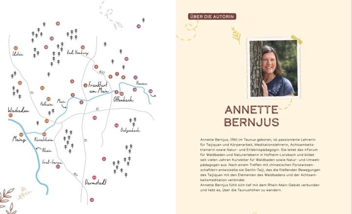 Actual product image Auszeiten für die Seele im Rhein-Main-Gebiet (German, Annette Bernjus, Gisela Immich, 2023)