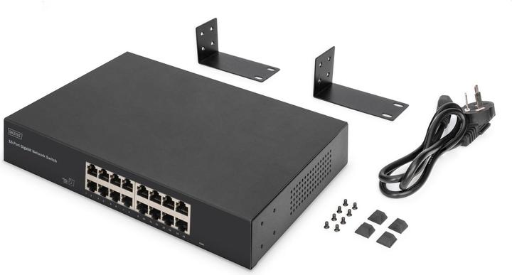 Image du produit Digitus Commutateur Gigabit 16 ports, 19 pouces, non administrable (16 Ports)