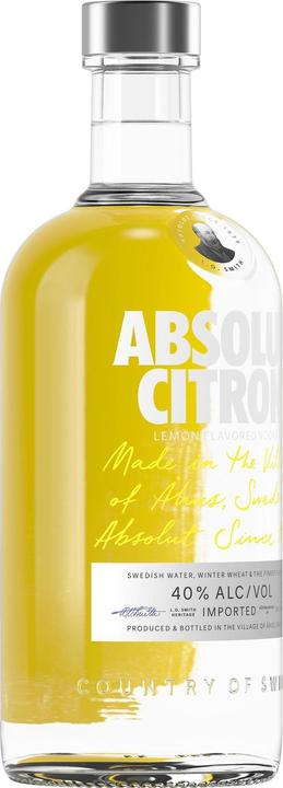 Actual product image Absolut Vodka Citron (1 x 70 cl)