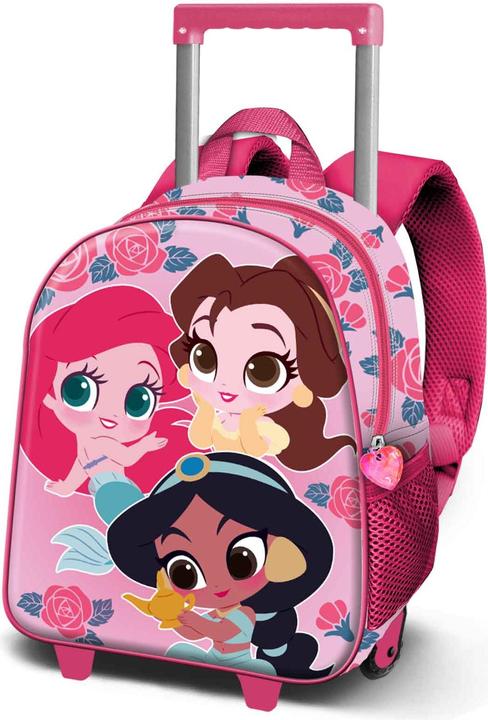 Actual product image Karactermania Small 3D Backpack with Wheels Flowers