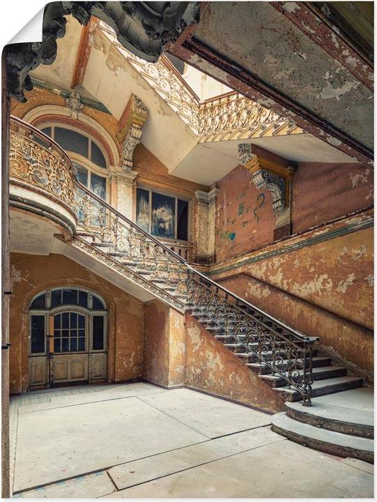 Produktbild Artland Lost Places Verlassene Orte Treppenhaus U4YC (45 x 60 cm)