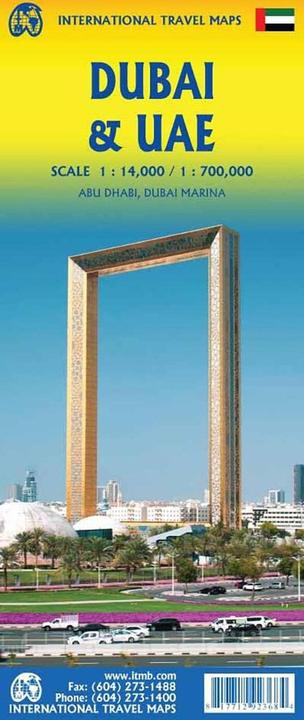 Produktbild Itmb Dubai / UAE / Oman 1:14'000 - 1:700'000