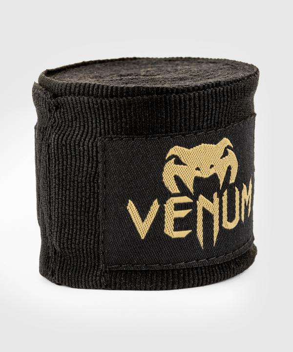 Immagine prodotto Venum Avvolgimenti per pugilato a contatto - 2,5 m - Nero/oro (Taglia unica)