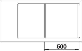 Produktbild Blanco Zenar 5 S-F (Einbauspüle mit Abtropffläche, 90.25 cm, 49.75 cm)