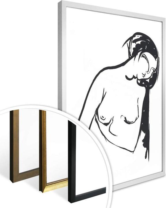 Immagine prodotto Trenddeko Jonas - La donna nuda (60 x 80 cm)