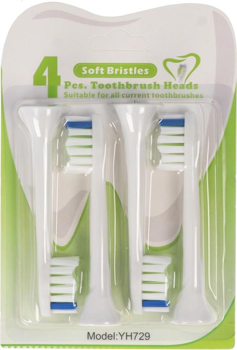 Image du produit AccuCell Tête de brosse à dents Whitening Cleaning Brush pour brosses à dents électriques Philips, 4 pièces (4 x)