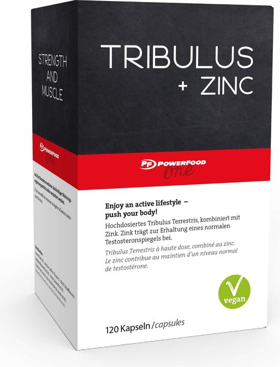 PowerFood One Tribulus + Zinc (120 Piece, Capsules, 50 g)
