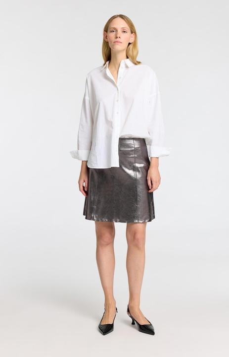Image du produit Selected Femme Metallic Lederminirock (36)