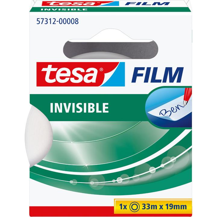 Produktbild tesa 1x tesafilm INVISIBLE, matt-unsichtbar, alterungsbeständig und reissfest (19 mm)