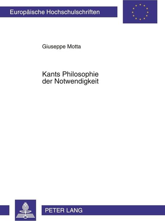Etichetta energetica Kants Philosophie der Notwendigkeit (Giuseppe Motta, 2007)