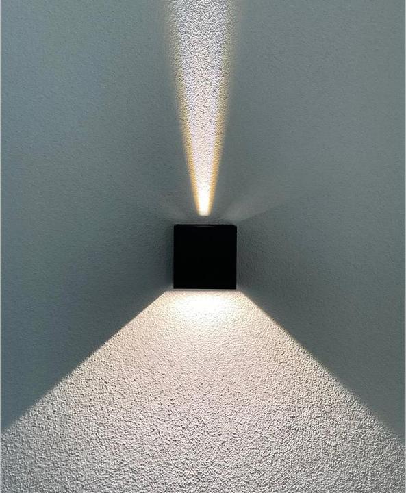 Immagine prodotto Z-Licht Lampada da parete cube LED 10W nero (1000 lm)
