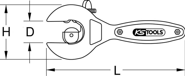 Produktbild KS Tools Ratschen-Rohrabschneider (120 mm)