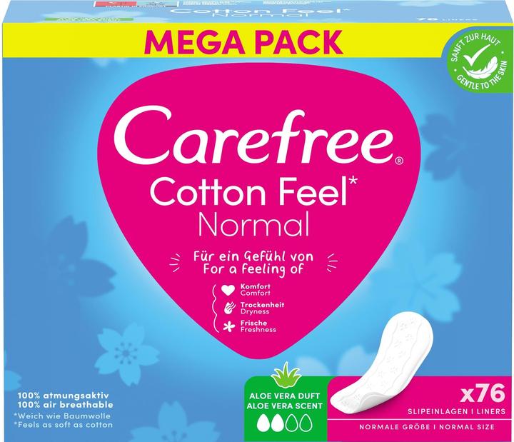 Produktbild Carefree Cotton Feel (76 x, Slipeinlagen)
