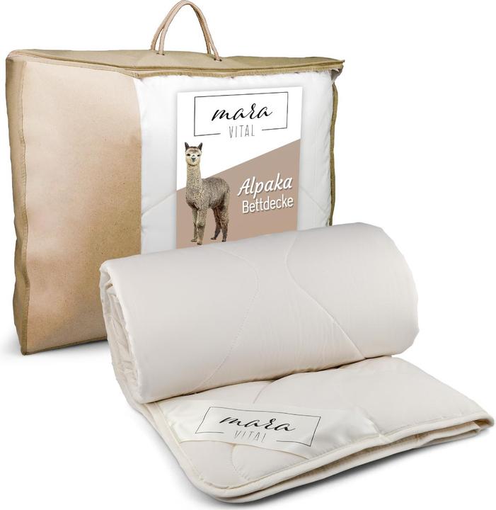 Immagine prodotto Mara Vital Piumino in alpaca (1008 g, 155 x 220 cm, 100 x 135 cm, 200 x 210 cm, 135 x 200 cm)
