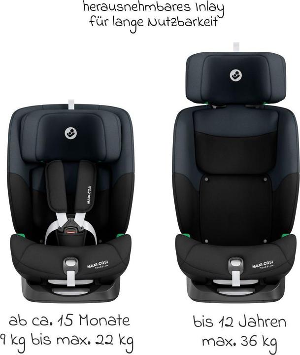 Produktbild Maxi-Cosi Kindersitz Titan S i-Size Tonal Black (Kindersitzerhöhung, ECE R129/i-Size Norm)