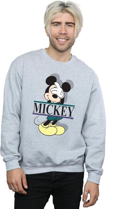 Actual product image Disney Mens Mickey Mouse Letters Sweatshirt (M)