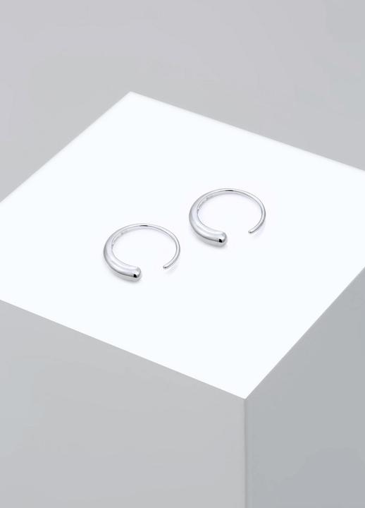 Actual product image Elli Creolen Geo Basic Offen (925 Silver)