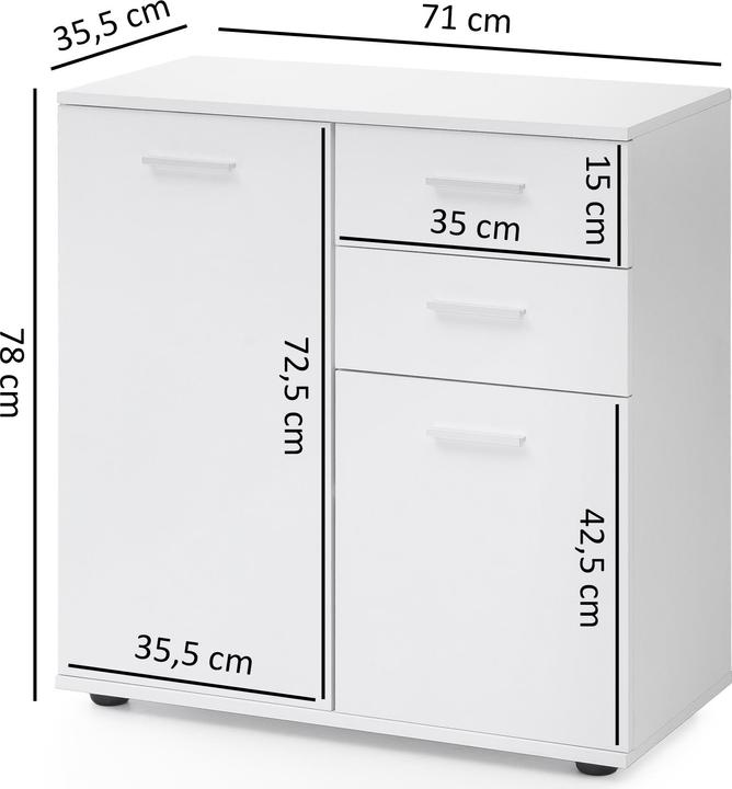 Image du produit FineBuy Buffet (36 x 78 cm)