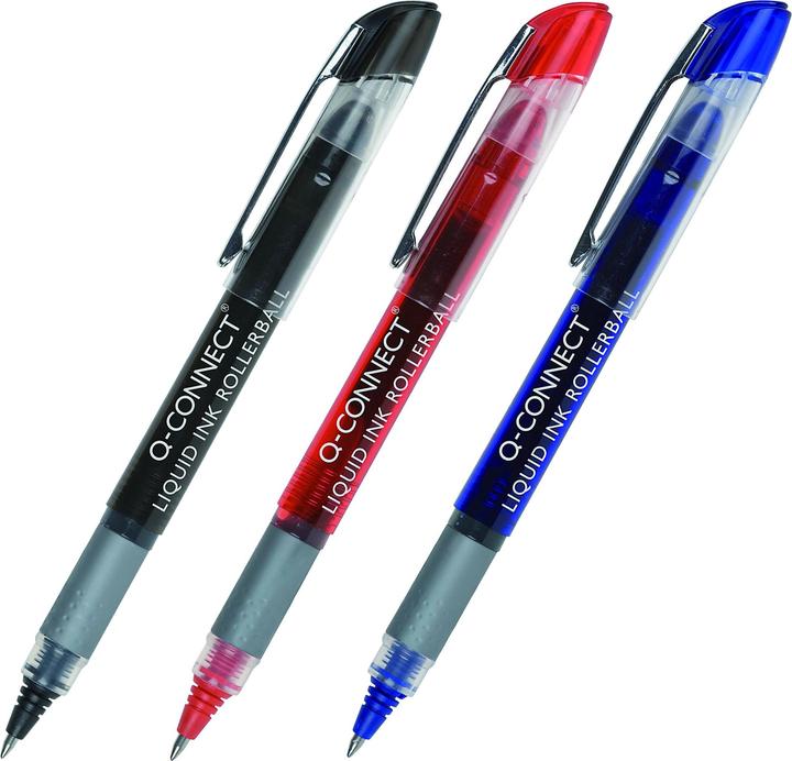 Produktbild Q-Connect Kugelschreiber 0,5 mm (Linie), rot (Rot)